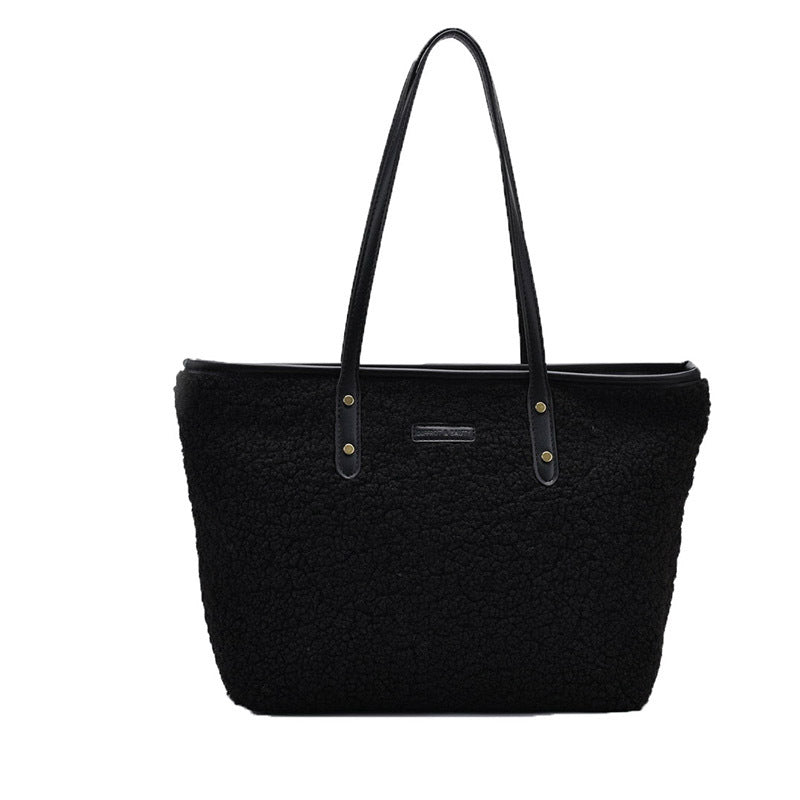 Large Capacity Lambskin Tote