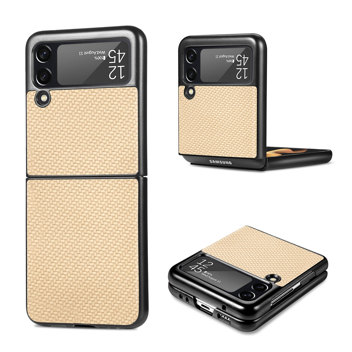 Drop Resistant Fiber Galaxy Z Flip3 & 5G Slim Phone Case