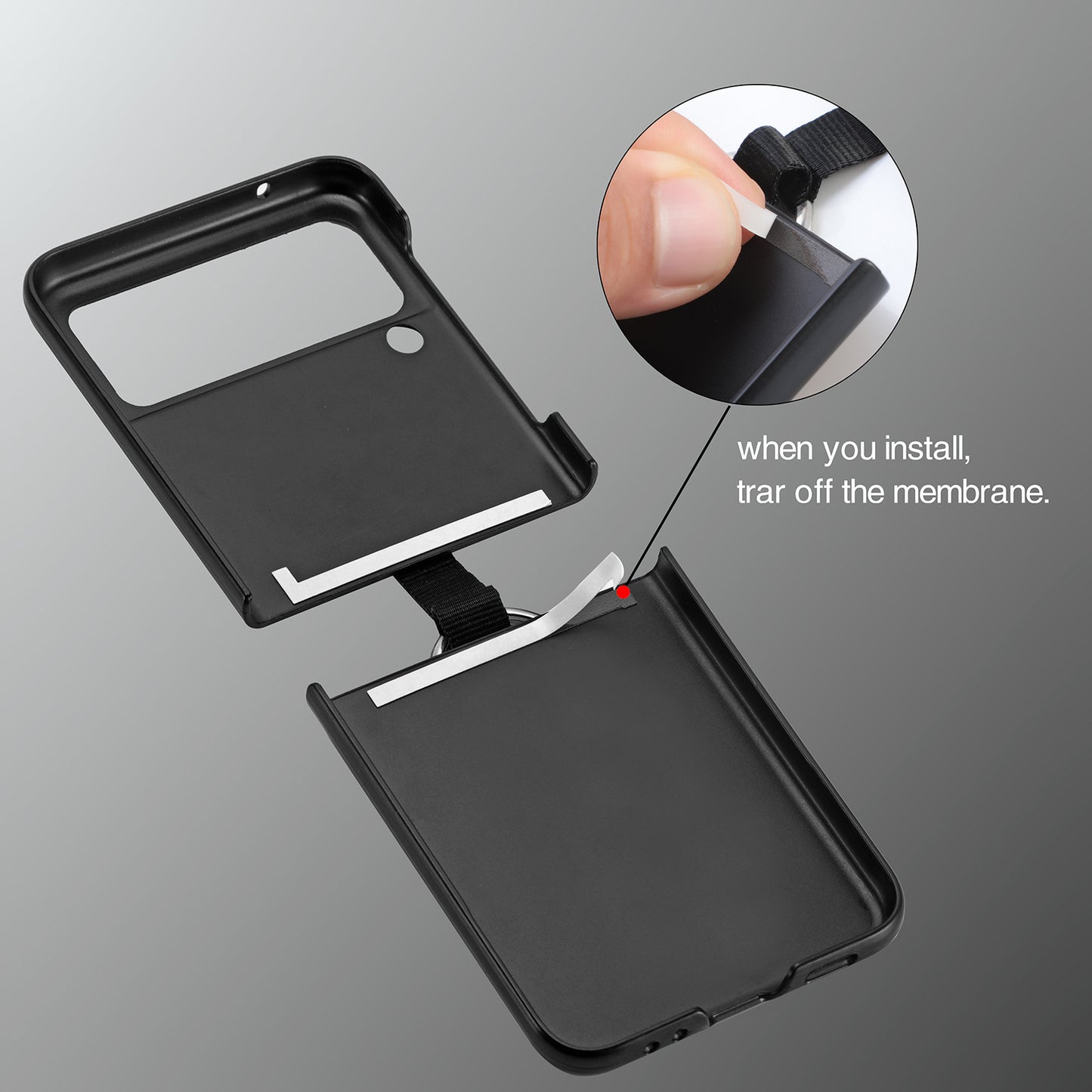 Samsung Galaxy Z Flip3 Folding Case with Ring