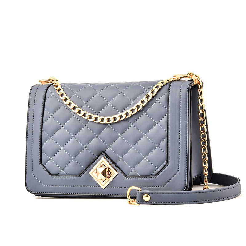 Diamond Closure Cross-Body Bag