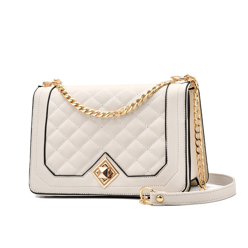 Diamond Closure Cross-Body Bag