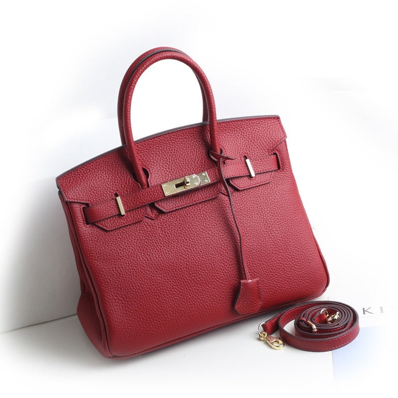 Genuine Leather Baotou Shoulder Bag