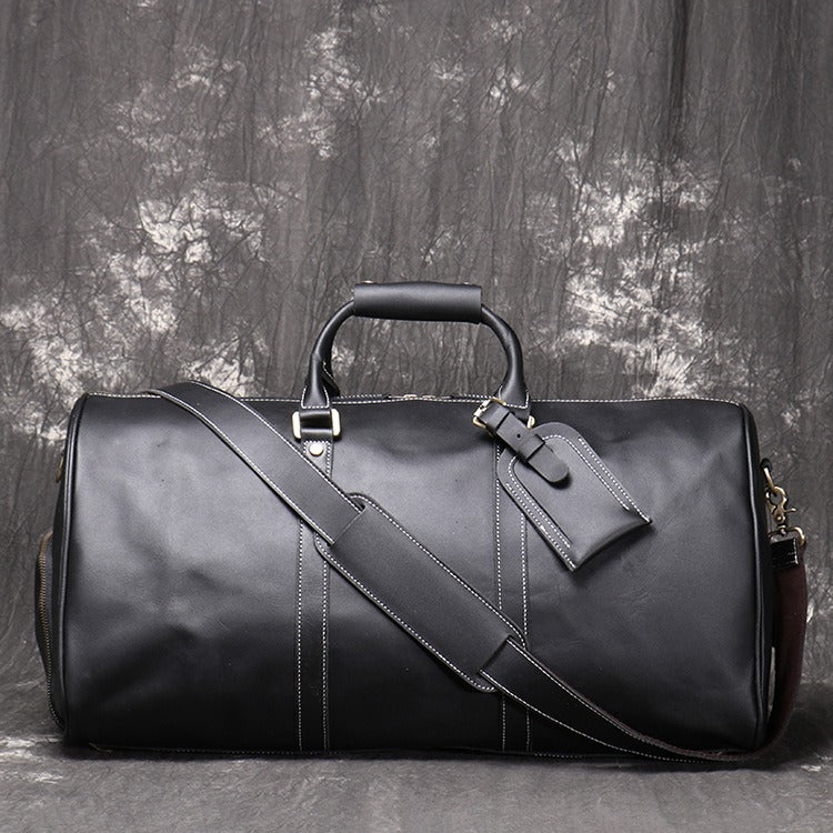 Retro Genuine Leather Travel Bag