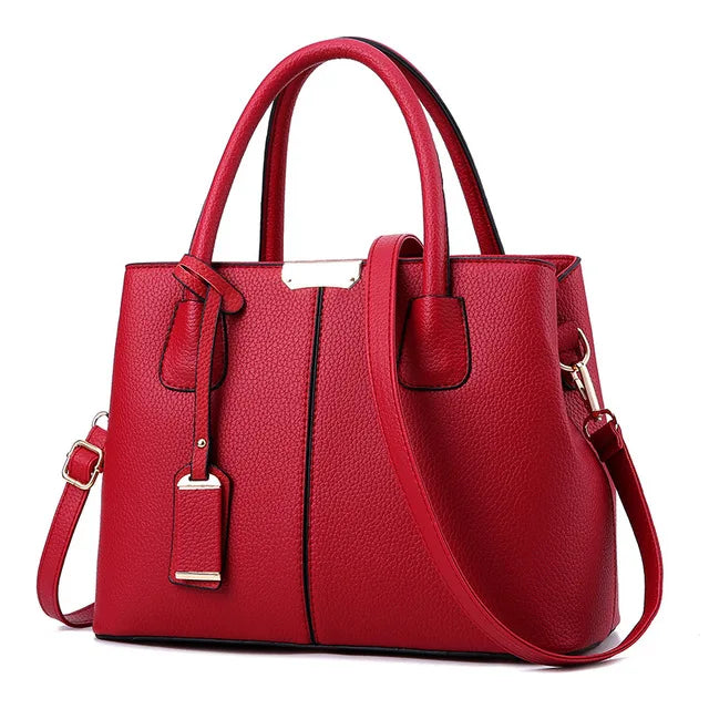 Genuine Leather Casual Tote